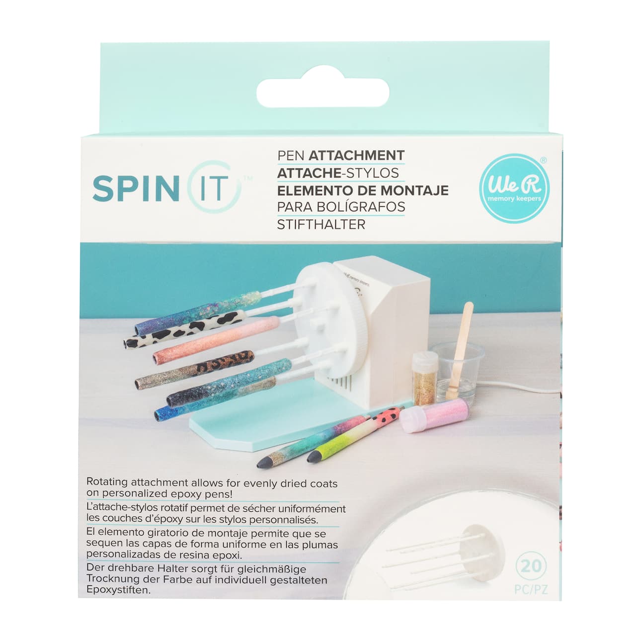 6 Pack: We R Memory Keepers&#xAE; Spin It&#x2122;  Pen Attachment